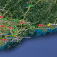 Wukan lies to northeast of Hong Kong.